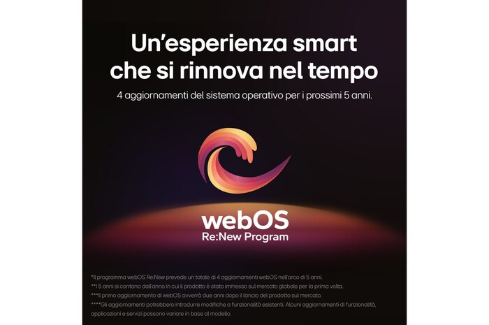 LG TV 55 pollici LG OLED evo AI G4 4K Smart TV 2024, OLED55G45LW